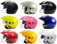 ECE Neue Motorradhelm Rollerhelm Jethelme Motor Scooter Helm doppelte Visier M L
