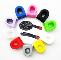 1Paar Silikon Fahrrad Kurbel Kurbelschutz Crank Boots Schutz Pflegen M9972