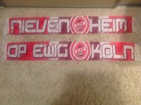 Ultras Seidenschal Schal NIEVEN HEIM - 1. FC Köln