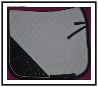 Turnier DR Schabracke , Neu ,WB, Weiß ,  Strass , neue Kollection