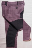 Sonnenreiter Reithose Damen VB Karo Violett Grau Gr. 44 SALE