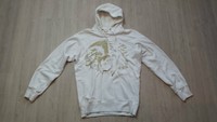 Original Diesel Hoodie top Zustand mit Etikett Gr. S weiß Pulli Hoody Kapuze
