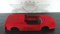 Pocher, Ferrari Testarossa Spider, "Karosse", Rot beflockt, 1:8