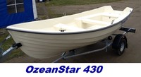 Motorboot, Angelboot, Freizeitboot, Ruderboot, Boot  "OzeanStar 430, SHB NEU !!!