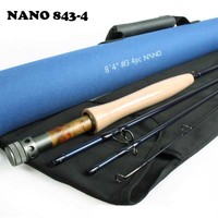 Fliegenrute NANO 843-4,  Klasse 3, Länge 8,4 Fuß