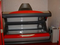 Ergoline 450 classic softgrey profi Solarium Sonnenbank            Porta de sol 