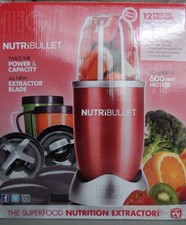 Magic Bullet NutriBullet Blender RED  **VERY NICE**