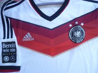 DFB Trikot Deutschland, Adidas, Spielertrikot-Version (Matchworn-Variante), L