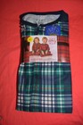 LANZ TODDLER UNISEX 1 pc SLEEPWEAR size 3T #NAVY PLAID @ $14.99 (FREE SH USA)