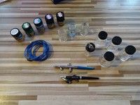 Airbrush Pistole  BADGER 150 und BADGER 350 inkl. Zubehör und Farben REVELL