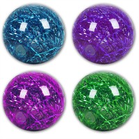 Leucht Ball Leuchtball Springball Spring Flummi Leuchtflummi Glitzer sort. 7 cm