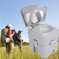 20L Tragbar Mobil WC Toilette Campingtoilette Chemietoilette Reisetoilette NEU