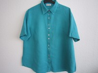 ULLA POPKEN Damen Bluse Longbluse Hemd Tunika 100% Leinen Gr.46/48 