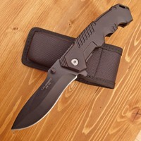 HERBERTZ - Messer - EINHANDMESSER - Klappmesser TASCHENMESSER + Etui - 206911