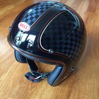 BELL Custom 500 RSD schwarz Motorrad Jet Helm Gr. L 59/60 Caferacer Scrambler