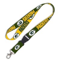 Green Bay Packers Lanyard Schlüsselband,NFL Football Keyholder,55 cm,Neu
