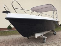 BOATIC 440 Motorboot GFK Boat Angel- Ruder- Motor- Boot 