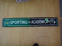 Fanschal / Schal Sporting Lissabon - Academica Coimbra Ultras RARITÄT 