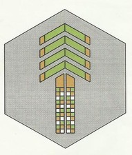 Mosaic Prairie Art Glass Pattern From Dana Thomas House Frank Lloyd Wright M-F4