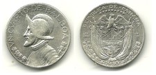 Panama - Silver Quarter Balboa, 1930 - Km #11.1 - Bargain!