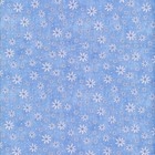 1 Yard P&B Textiles Garden Gifts White Flowers on Blue OOP Cotton Fabric 