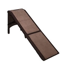 Pet Gear Free Standing Pet Ramp for Cats and Dogs Up to 200-Pound, Chocolate New