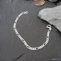 Verlängerung, Verlängerungskette, Figarokette, 925 Silber, 2.2 mm, Länge wählbar