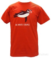The White Stripes - Red Penguin T-Shirt Rot Neu Shirt Tee