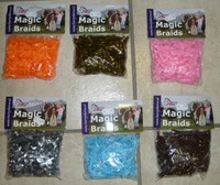 REIßFESTE_BUNTE_MÄHNENBÄNDER_MÄHNENGUMMIS_500_STCK._NEU_TOP!!