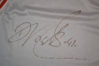 Autogramm DIRK NOWITZKI Dallas Mavericks NBA! Trikot Jersey Signiert No Jordan