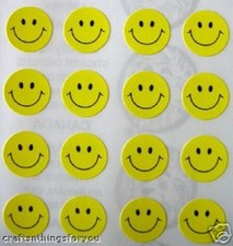 *3 Squares* Sandylion Smiley Faces Scrapbooking Stickers *Fast Ship* G38
