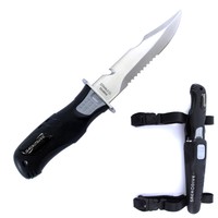 Tauchermesser Edelstahl, Tauchmesser Klinge 13,8cm Leinenschneider