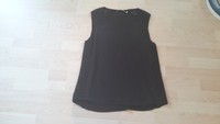 Schwarze Bluse von rich&royal, Gr.M , ärmellos