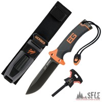 GERBER Bear Grylls Ultimate Knife,  Outdoor-Messer mit Feuerstein und Holster
