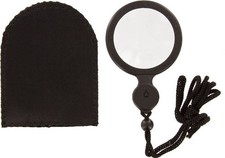 Coin Magnifier - Illuminated - 3X / 8X Power - 2" / .5" Lens