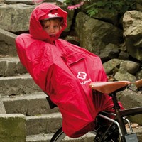 Hamax Regenponcho rain poncho rot für das Kind im Fahrrad Kindersitz NEU