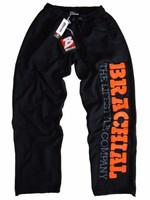 Brachial Sporthose "Gym" schwarz/orange Bodybuilding Bodybuilding Fitness
