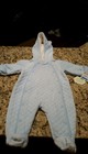 NWT Nordstrom BABY BLUE 6 month bunting SNOWSUIT winter coat hood warm VERY SOFT