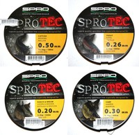 Spro Tec Schnur Monofil Karpfen Brassen Hecht Aal Waller Rotauge Forelle Zander 