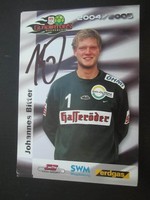 16250 Johannes Bitter SC Magdeburg Handball original signierte Autogrammkarte