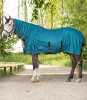 Fliegendecke mit Bauchgurt  Protect Waldhausen petrol  Gr.: 155cm, 145cm, 135cm