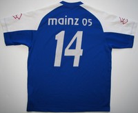 FSV Mainz #14 Lotto 2004/05 matchworn Spielertrikot shirt Deutschland Globus XL