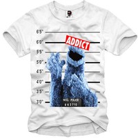 E1SYNDICATE T SHIRT MUGSHOT ADDICT LAST KINGS PARIS LONDON BOY ELEVEN