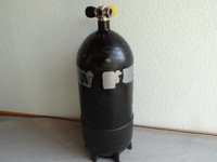 12l Mirage Tauchflasche mit  Airtec Doppelventil, top Zustand