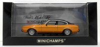 Minichamps 1/43 Scale 400 0081204  - 1974 Ford Capri Metallic Orange Black Roof