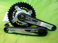 Shimano SLX Kurbelgarnitur FC-M675 38/24 2x10 Kettenradgarnitur MTB 175 NEU 