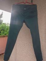 Jeans Hose s.Oliver Tube tannengrün Modell Gaby Größe 42 Länge 32