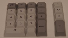 Granite DSA mechanical keyboard keycaps