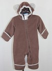 COLUMBIA Brown Bear Fleece Winter Snow Bunting 1 One Piece Warm Suit Baby 6 mon
