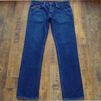 SMOG 05-727 W33 L34 nahe NEU Herrenjeans slim Stretch Denim blau Jeans 33/34